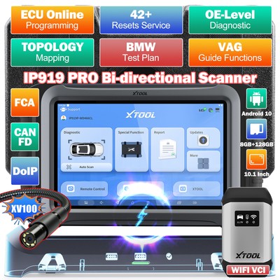 XTOOL IP919PRO K*ey Coding Programming Scan Tool Intelligent Diagnostic Scanner