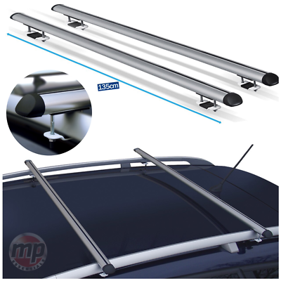 Streetwize Lightweight Aluminium Roof Rack Rails Cross Bars to fit