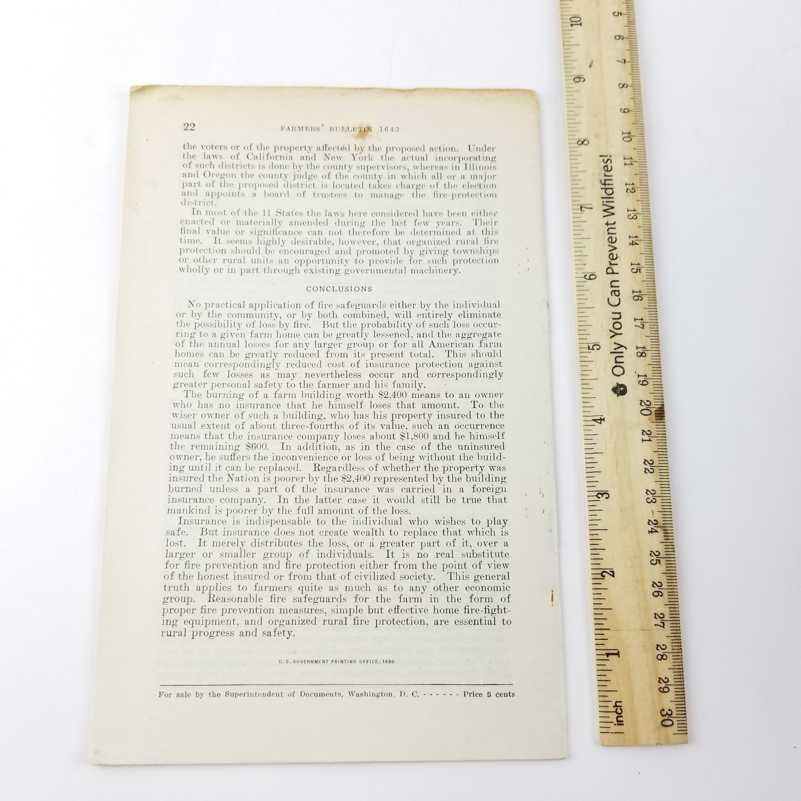 US Department of Agriculture Farmers Bulletin 1643 Fire Safeguards For the Farm