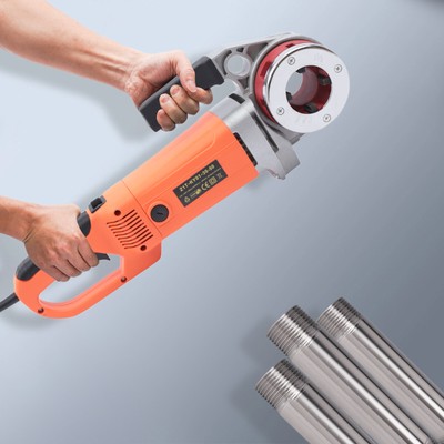 2300W Electric Pipe Threader Pipe Threading Machine 6 Dies 1/2-2'' HD Pipe Cutter