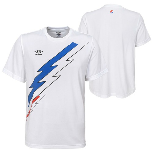 

Мужская рубашка Umbro Bicicleta X Pepsi Brazil, белая, Белый