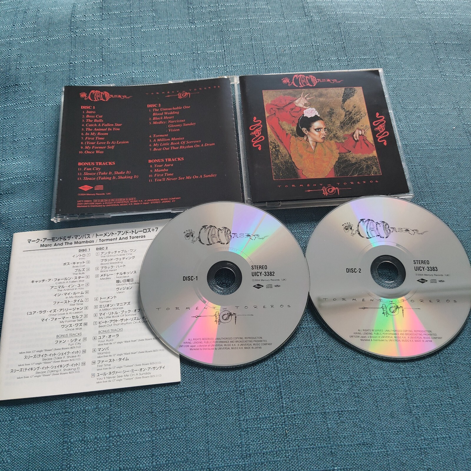 Marc And Mambas Torment And Toreros Japan 2 CD Marc Almond