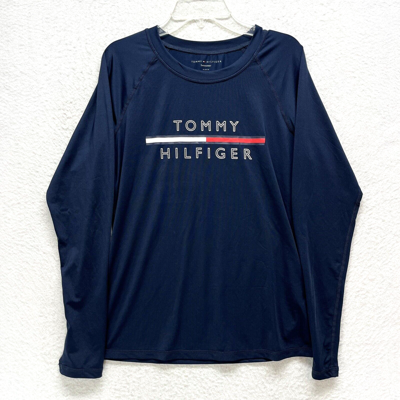 Tommy Hilfiger Rash Guard Swimwear Shirt Women's Size M