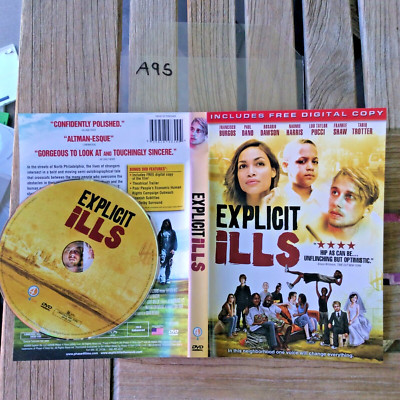 Explicit Ills (DVD) NO DIGITAL COPY No Case No Tracking #A95