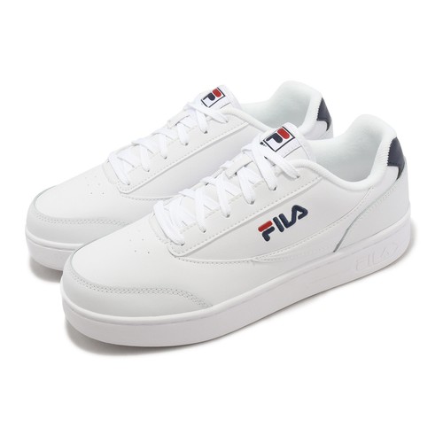 Fila Court Lux White Navy Мужчины Унисекс Повседневная обувь для образа жизни Кроссовки