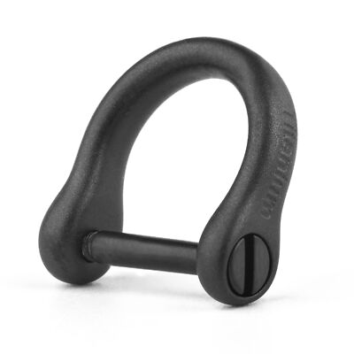 Titanium D-Ring with Screw Shackle Car Key Tools DIY Leather Craft Purse Buckle