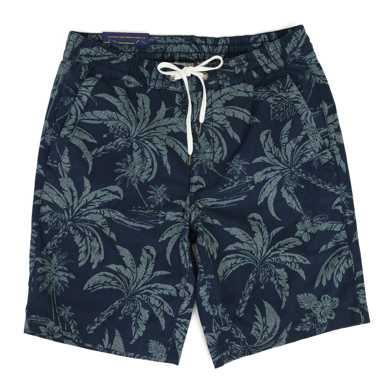 

Шорты классического кроя с цветочным принтом Polo Ralph Lauren цвета индиго, цвет индиго, синий индиго