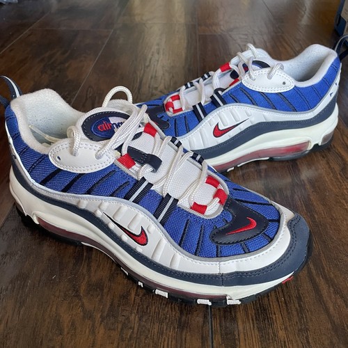 28㎝ 新品未使用 nike air max 98 gundam ナイキ エアマックス ガンダム 640744-100 us10 Nike Air Max 98 Gundam white ⁄ university red ⁄ obsidian (640744