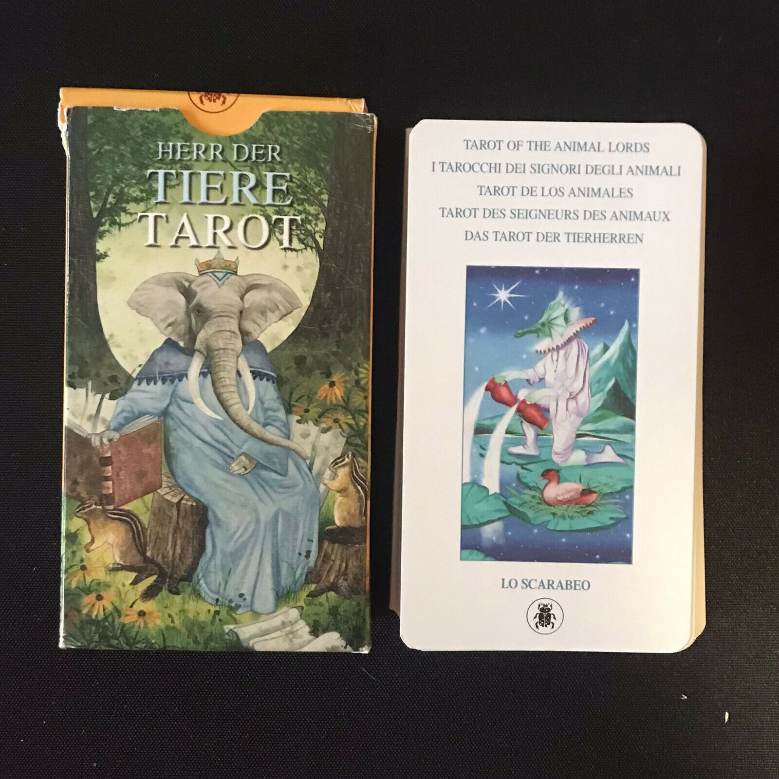 Tarot Animal Lords - Lord of the Animals Tarot - 2003 Lo Scarabeo - C1 Tarot Animal Lords - Lord of the Animals Tarot - 2003 Lo Scarabeo - C1
