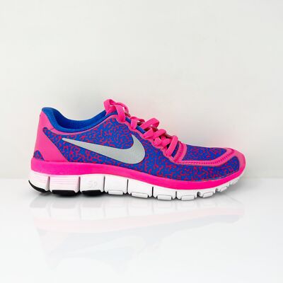

Nike Womens Free 5.0 V4 511281-605 Синяя повседневная обувь Кроссовки Размер 5.5, Синий, Free 5.0 V4