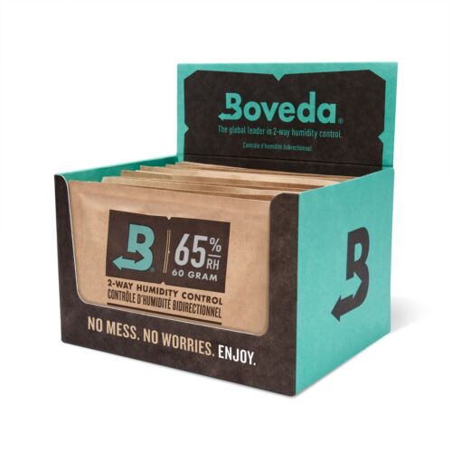 Boveda 65% RH 2-Way Humidity Control - Protects & Restores - Size 60 - 12 Count