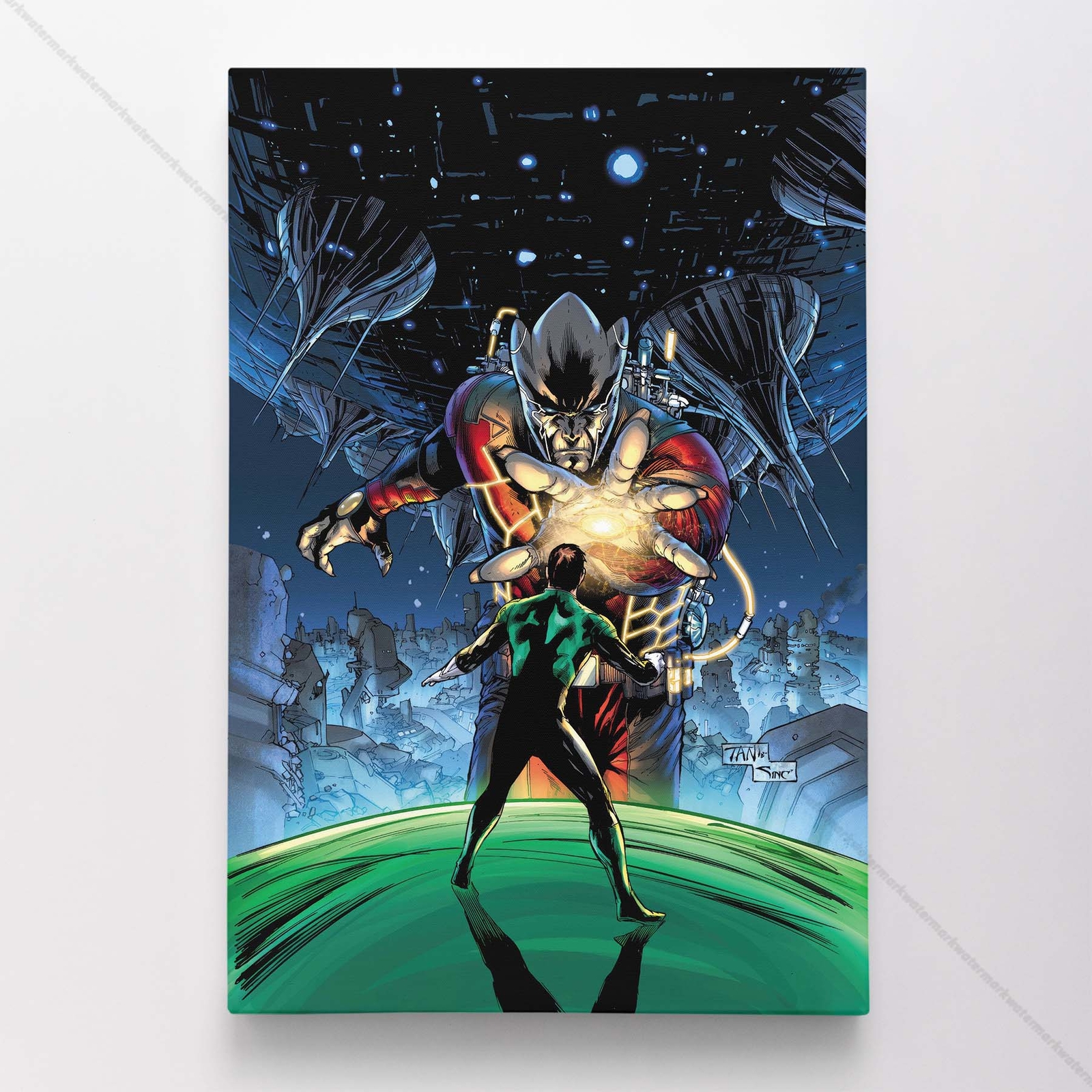 Green Latern Poster Canvas DC Comic Book Cover Art Print #28009