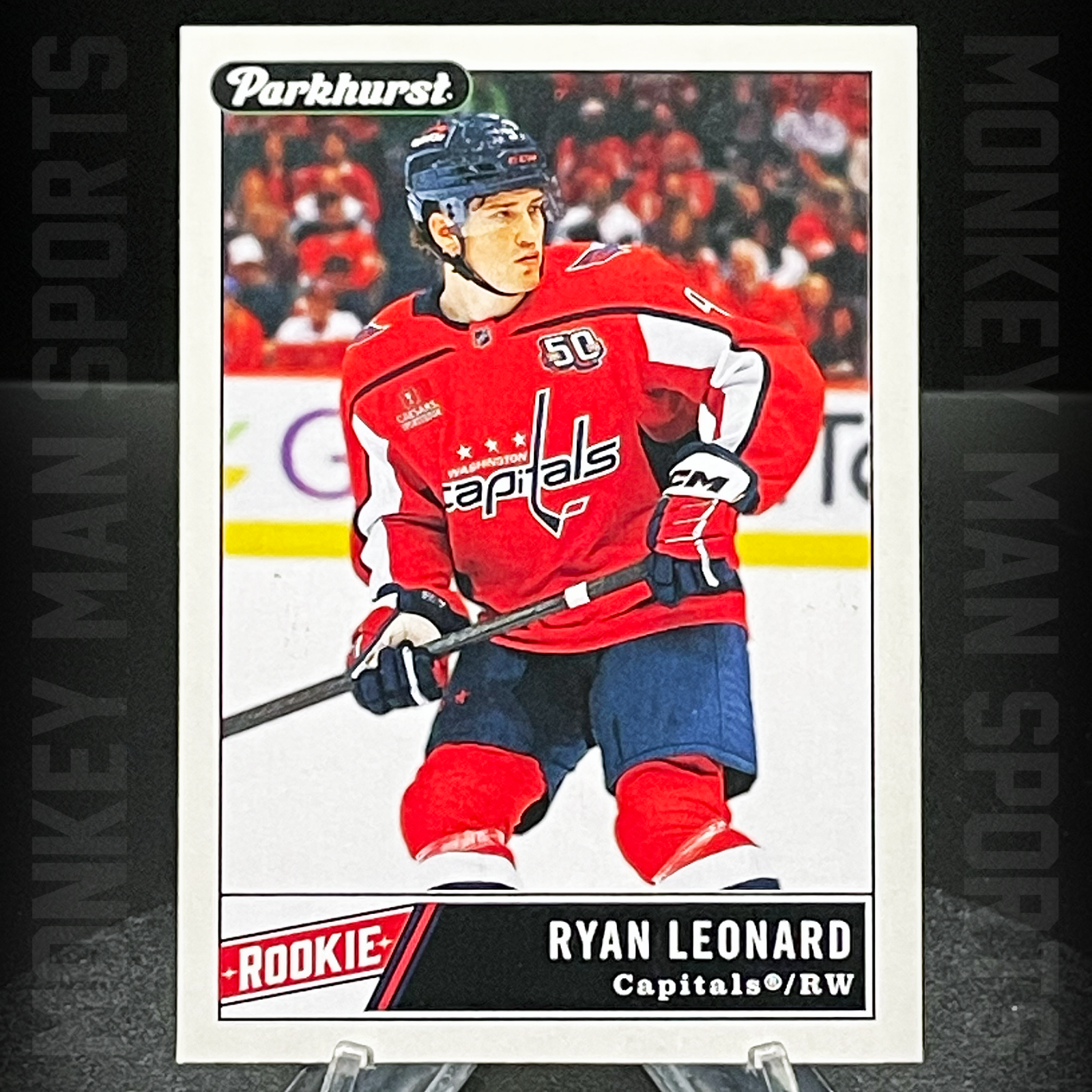 2025-26 Parkhurst - Ryan Leonard Rookie RC - #225 CAPITALS MINT