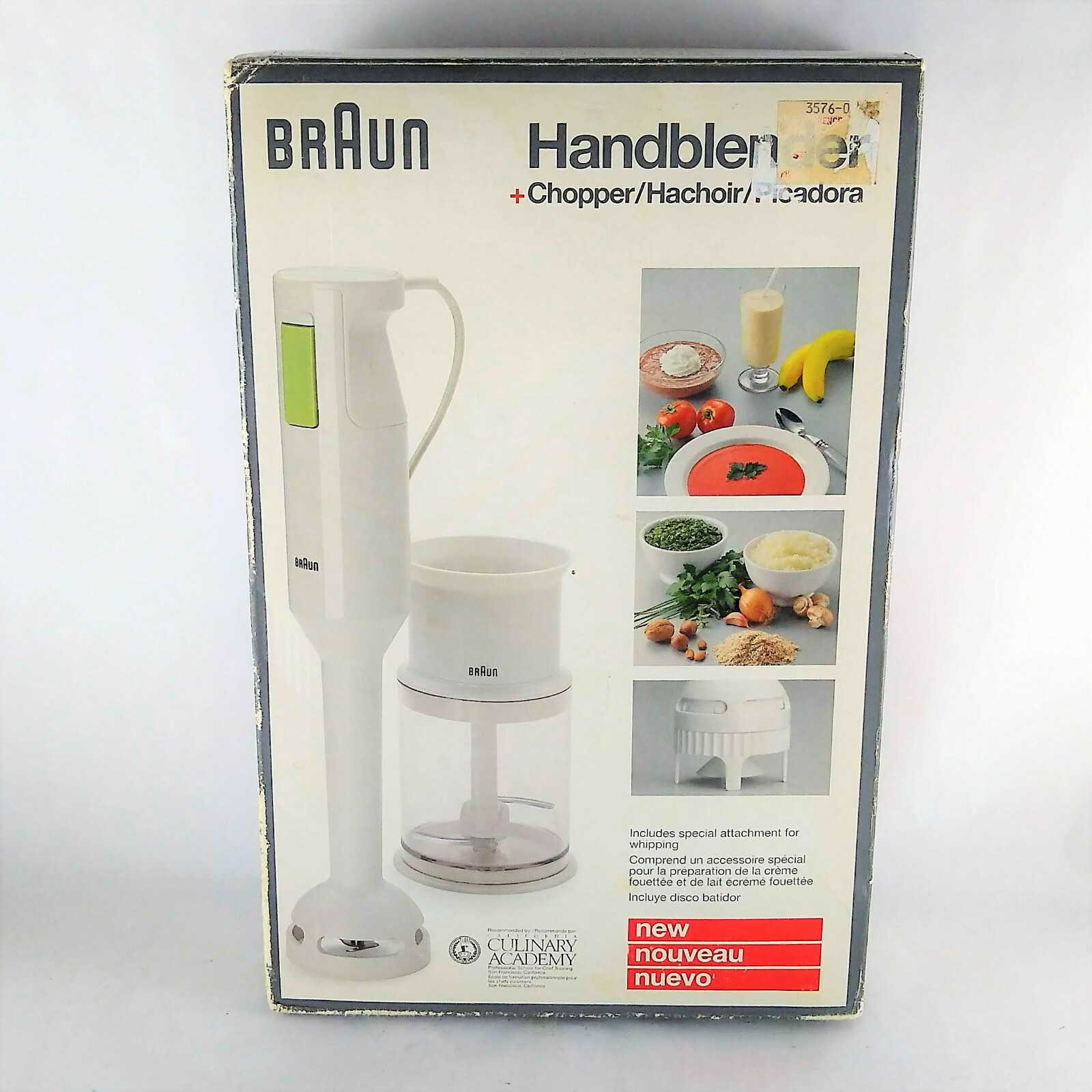 Chopper Attachment Original Braun Mr 370 Hand Blender