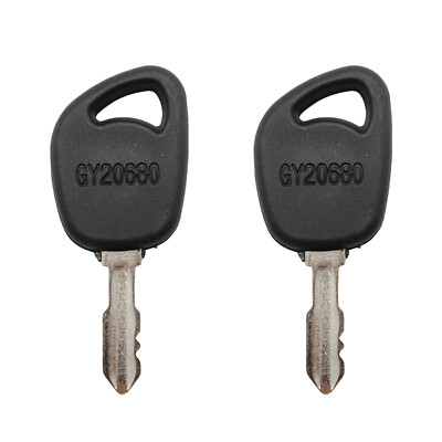 2PCS Ignition Key Fits John Deere Lawn Mower Tractor GY20680 AM135345 AM131946