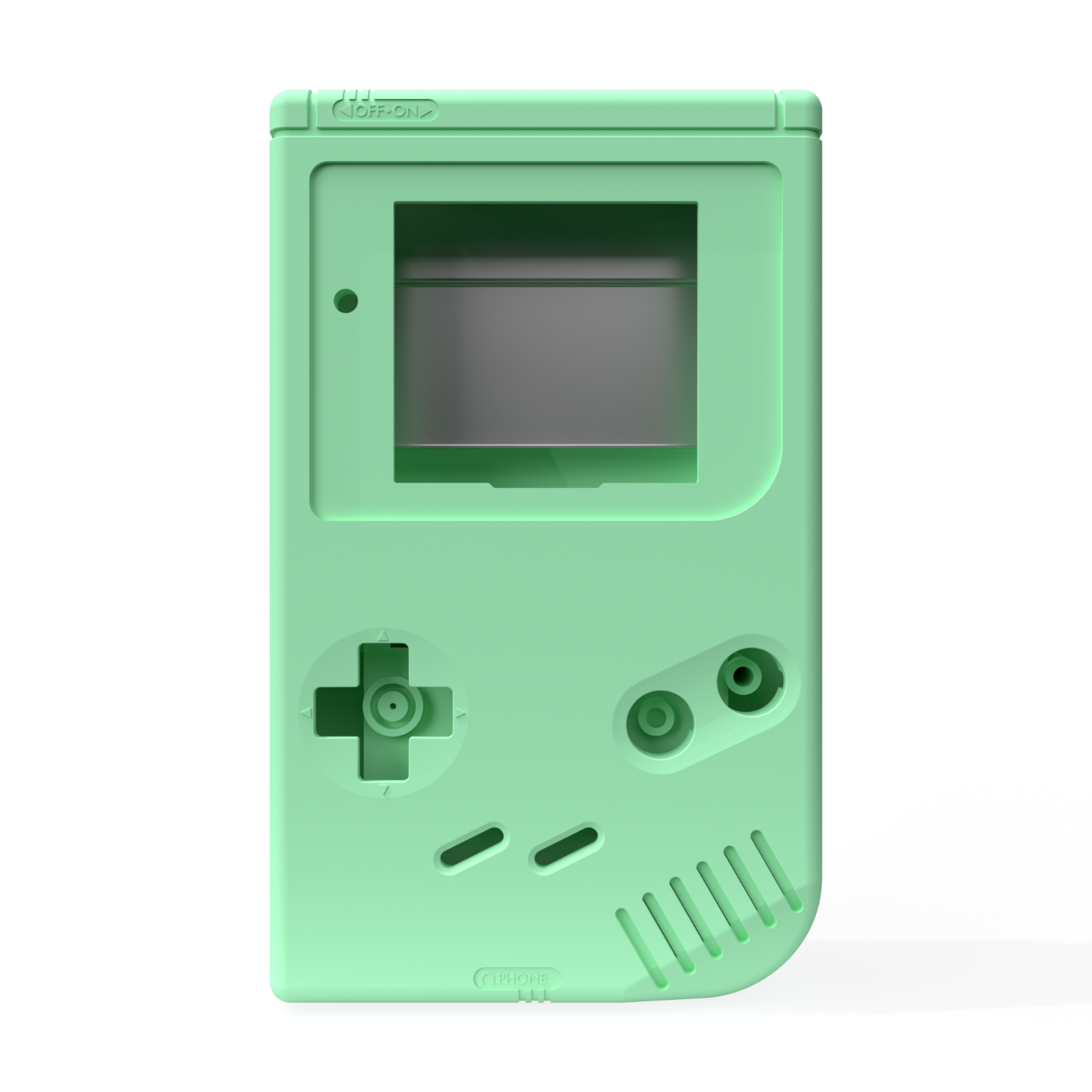 Game Boy Original Shell Case Pastel Light Green Replacement Gb Retrosix Abs Ipsのebay公認海外通販 セカイモン