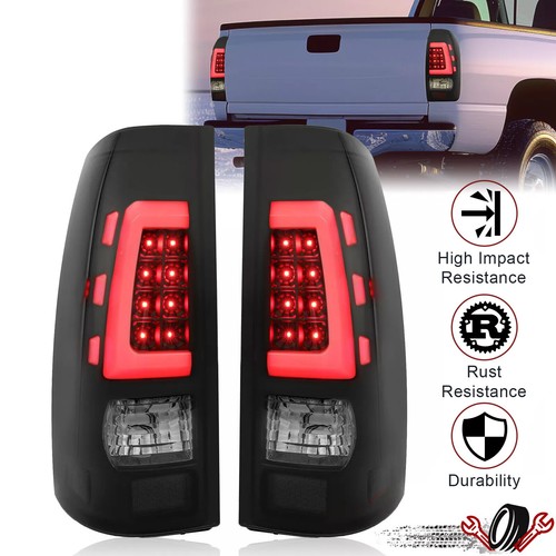 Светодиодные задние фонари с дымкой для 99-06 Chevy Silverado 99-02 GMC Sierra 1500/2500/3500