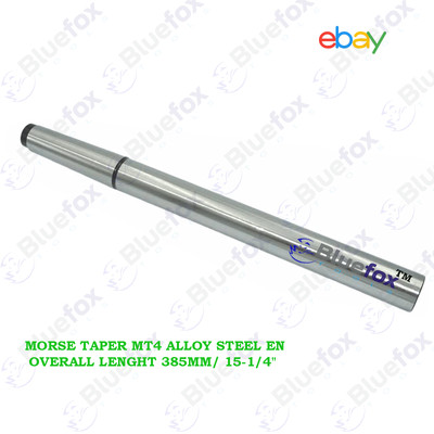 LATHE ALIGNMENT TEST BAR MT4 / EN31 ALLOY STEEL / OAL 385mm (15-1/4'')