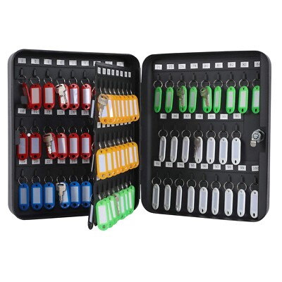 KYODOLED Key Cabinet Wall Mount,Locking Key Organizer,Key Lock Box with Key,K...