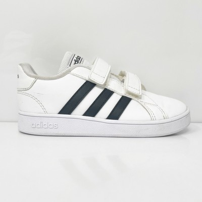 

Adidas Boys Grand Court EF0118 Белая повседневная обувь Кроссовки Размер 10K, Белый, Grand Court