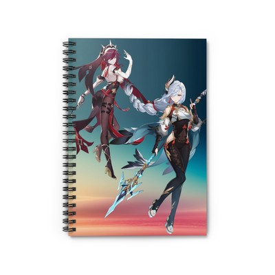 Spiral Notebook - Ruled Line - Genshin 1