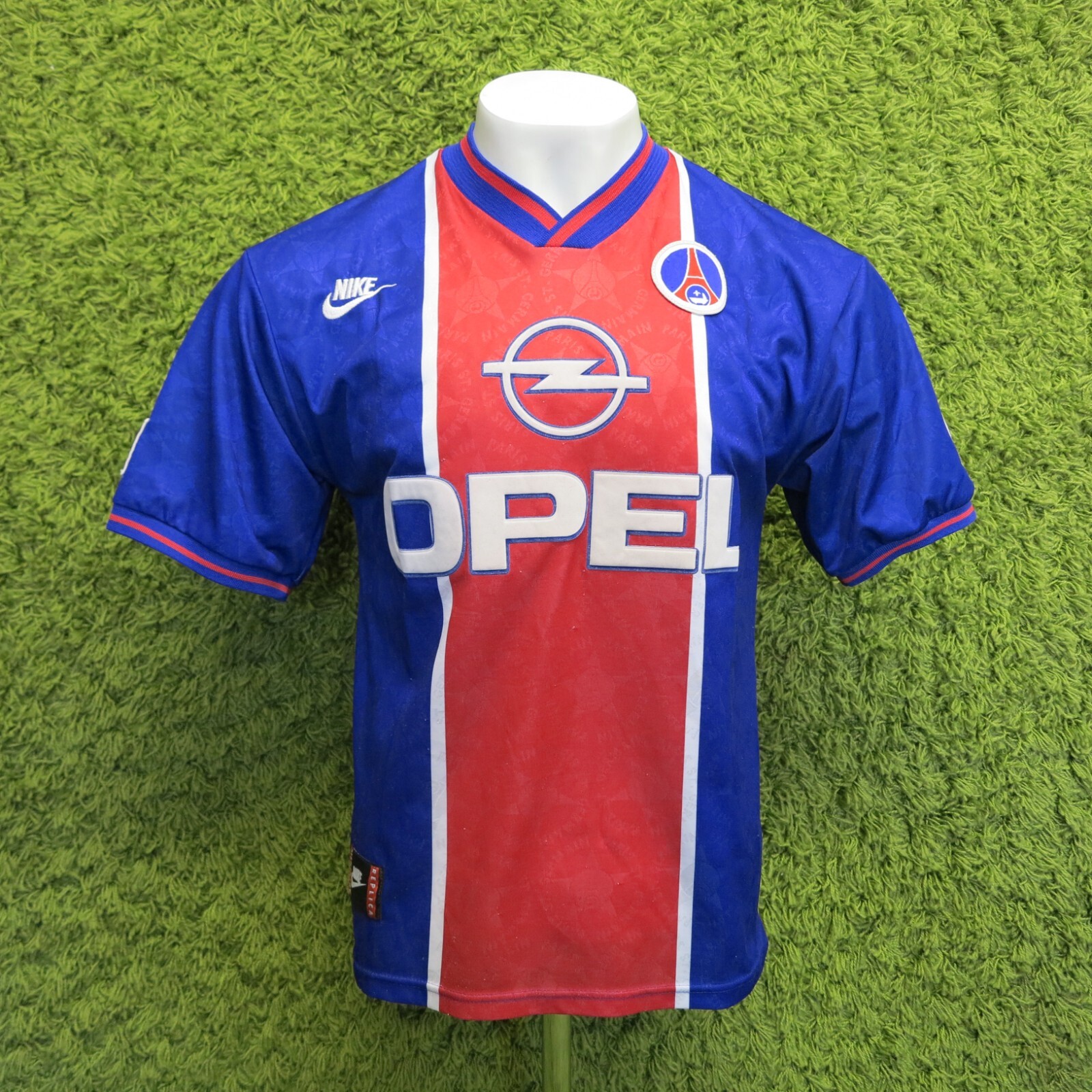 1995-1996 PSG PARIS SAINT-GERMAIN HOME FOOTBALL SHIRT M 7.5