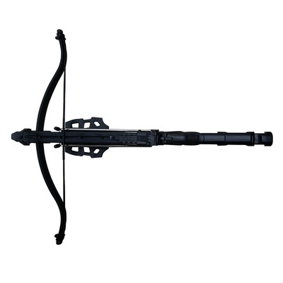 SAS Rogue 80 Pound Self-Cocking Pistol Crossbow w/ Adjustable Stock + Handgrip