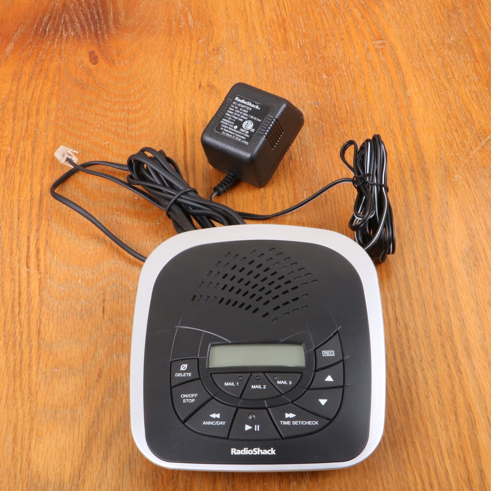 Radio Shack Digital Answering System Machine ID TAD-3329 43-3629