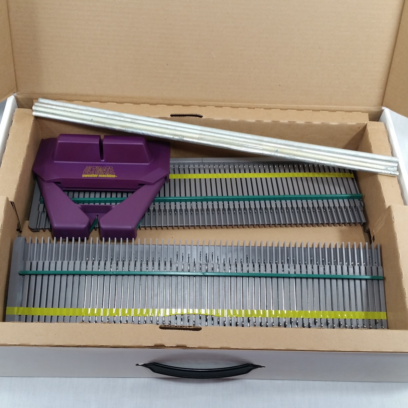 Ultimate Sweater Machine Complete Set Knitting Kit Bond America Afghan Maker