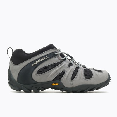 Мужские кроссовки Merrell Chameleon 8 Stretch Charcoal 9 M Athletic Leather-And-Mesh, нубук