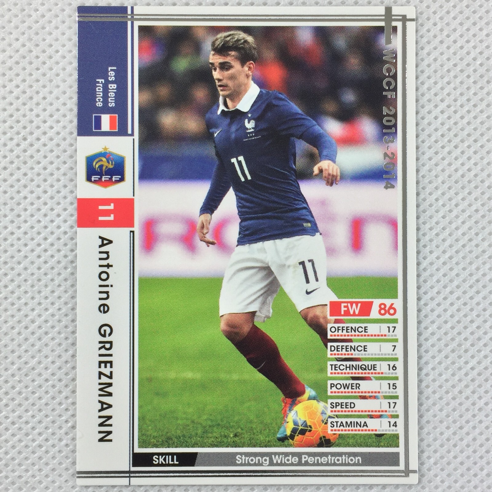 WCCF アントワーヌ・グリーズマン 13-14 PSA8 Panini WCCF 2013-14 Antoine Griezmann Les Bleus Promo EXTRA