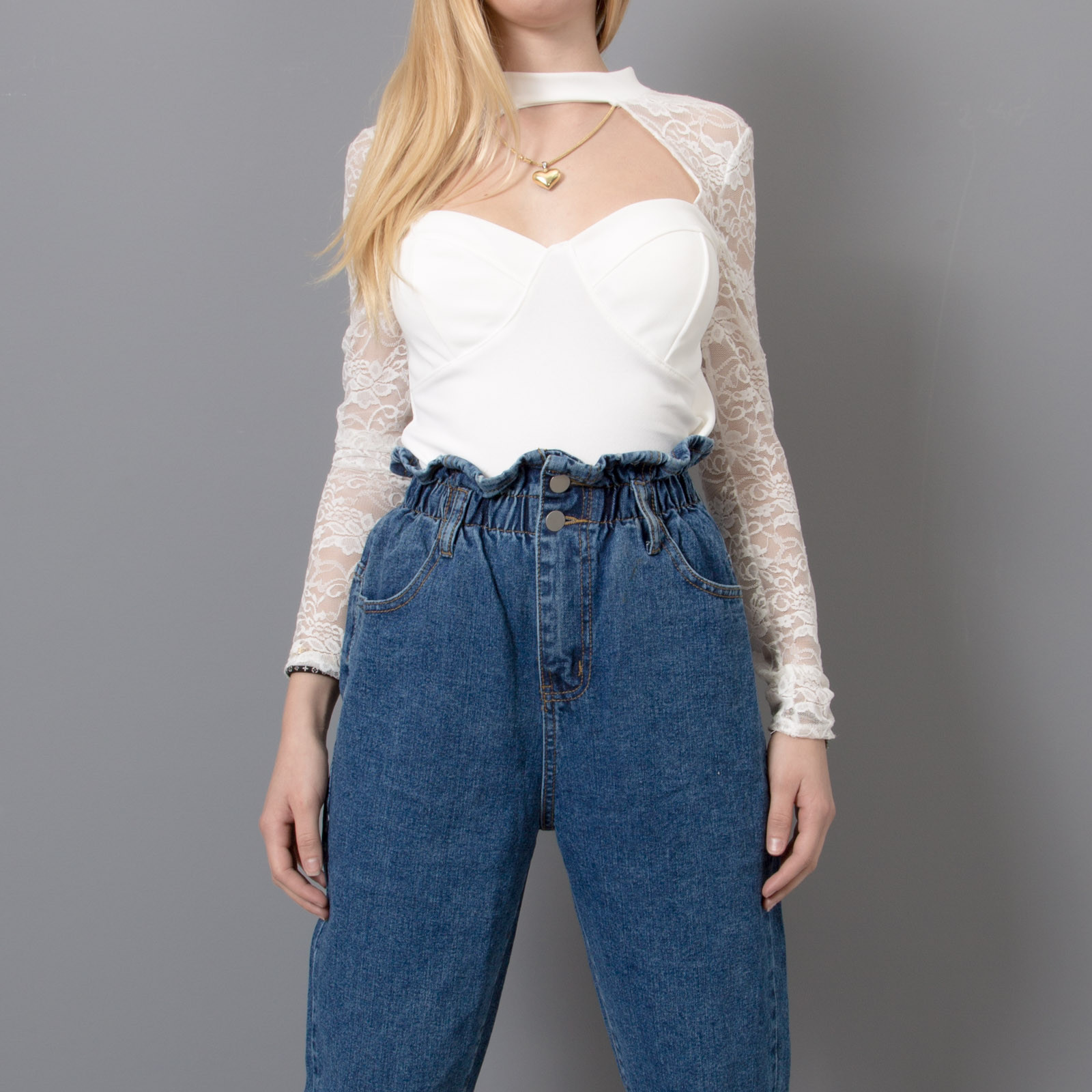 maglia scollata donna