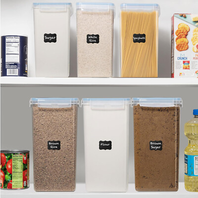 Set of 2 Extra Large Food Storage Containers with Airtight Lids, 8.5L / 287 Oz