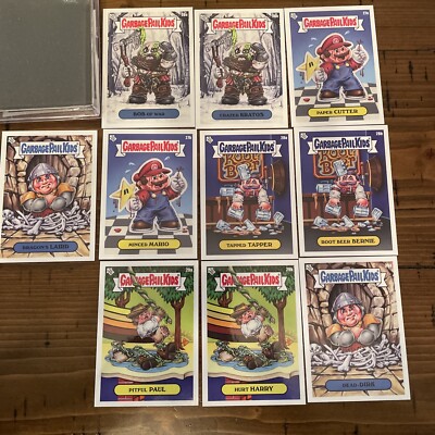 Garbage Pail Kids GAME OVER LEVEL 6 - BASE Set of 10 - With Original Box Gpk.