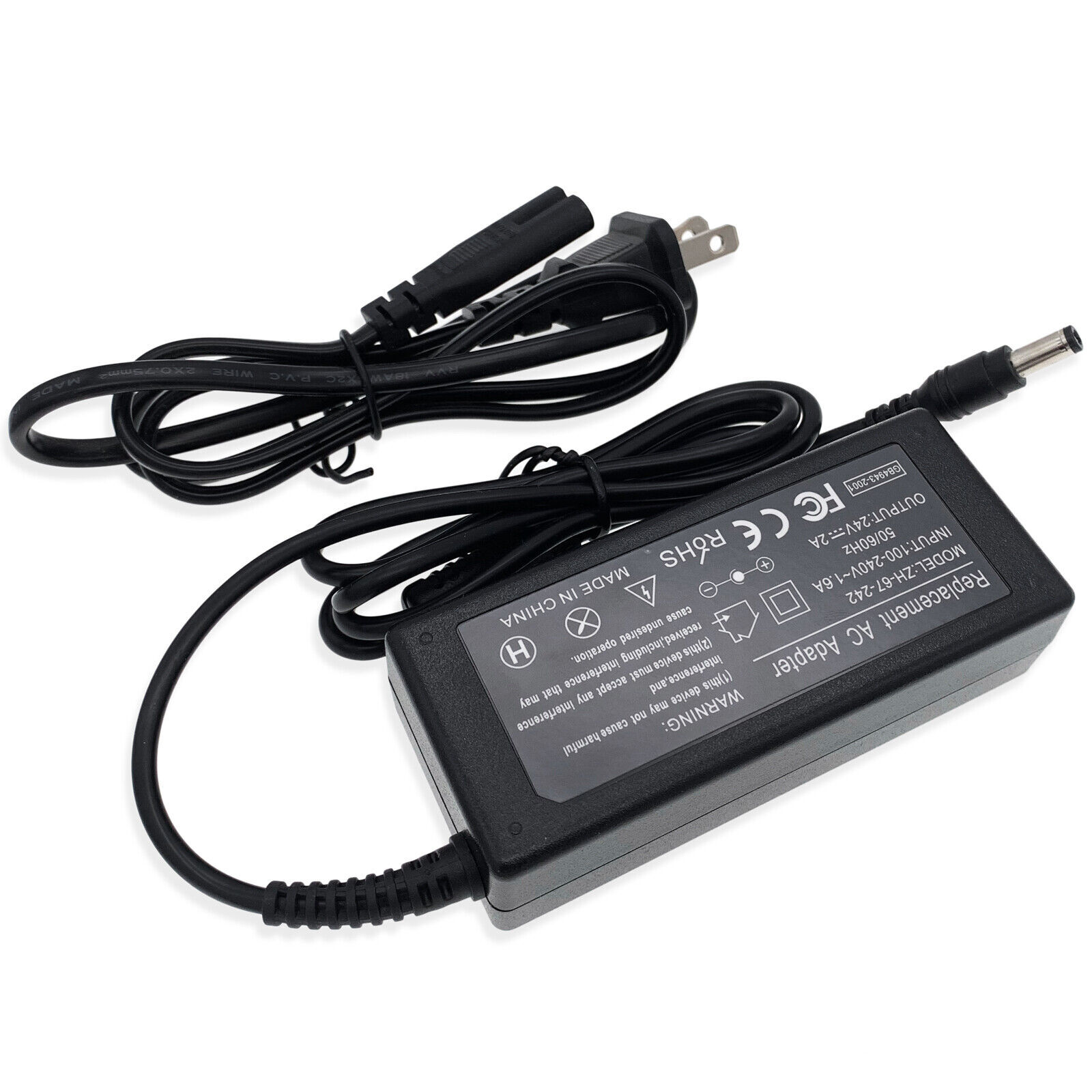 24V AC Adapter For Vizio Sound Bar SoundBar Power Supply Cord Charger PSU