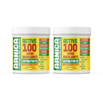 Arnica e Artiglio Active 2x600 Super Riscaldante 100ml ACQUA DEI CAMPIONI
