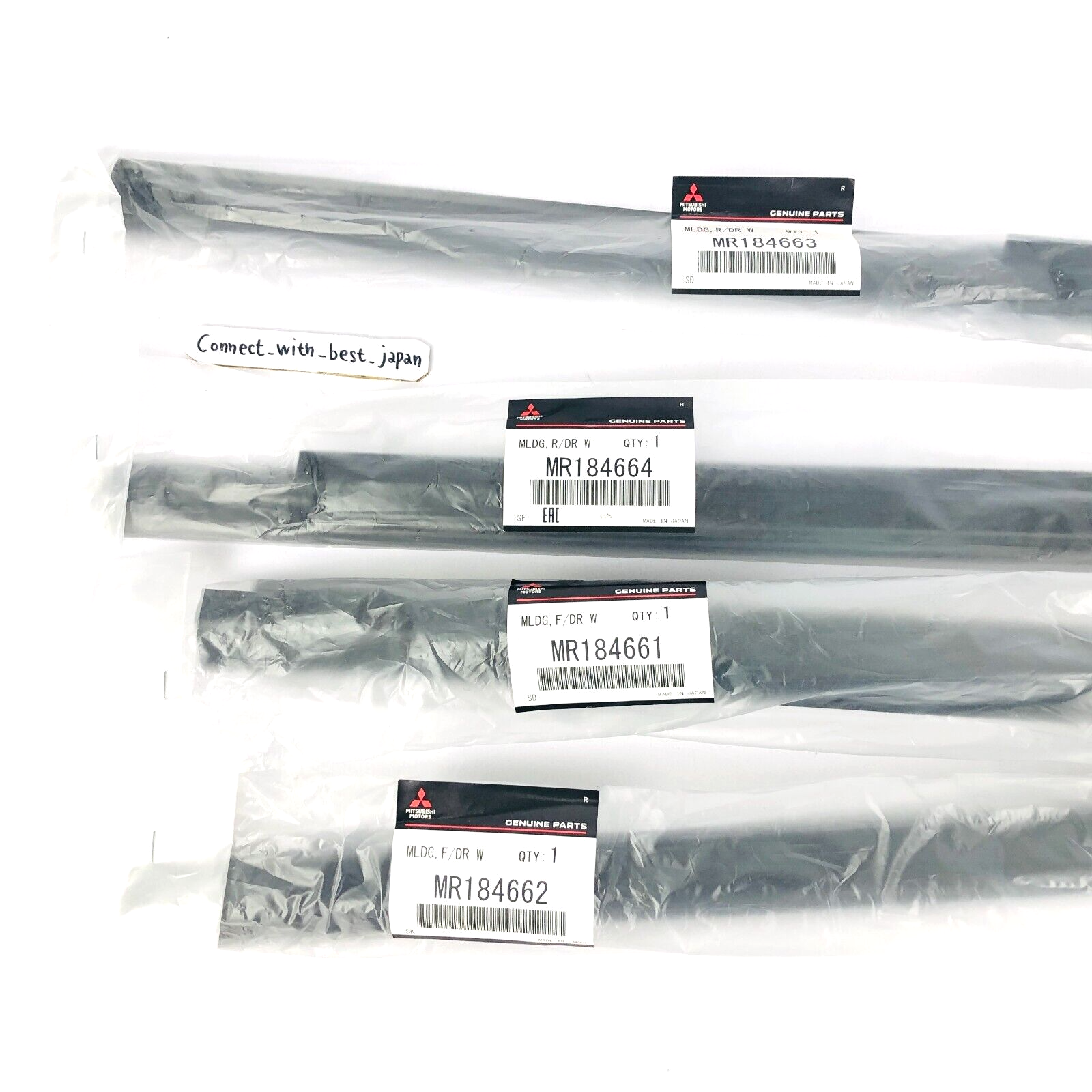 MITSUBISHI GENUINE CP9A EVO 6 Front & Rear Door Window