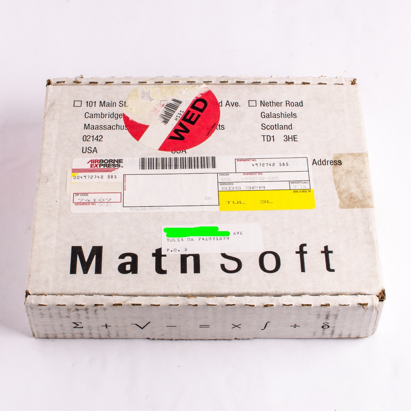 MathSoft Mathcad 5.0+ 5.0 Plus 5 v5.0 v5 - 5 floppy disks and manual - VTG RARE