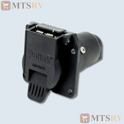 Pollak 7-Way Plug - Generic - Vehicle End - Plastic - #12-707 - RV Trailer NEW