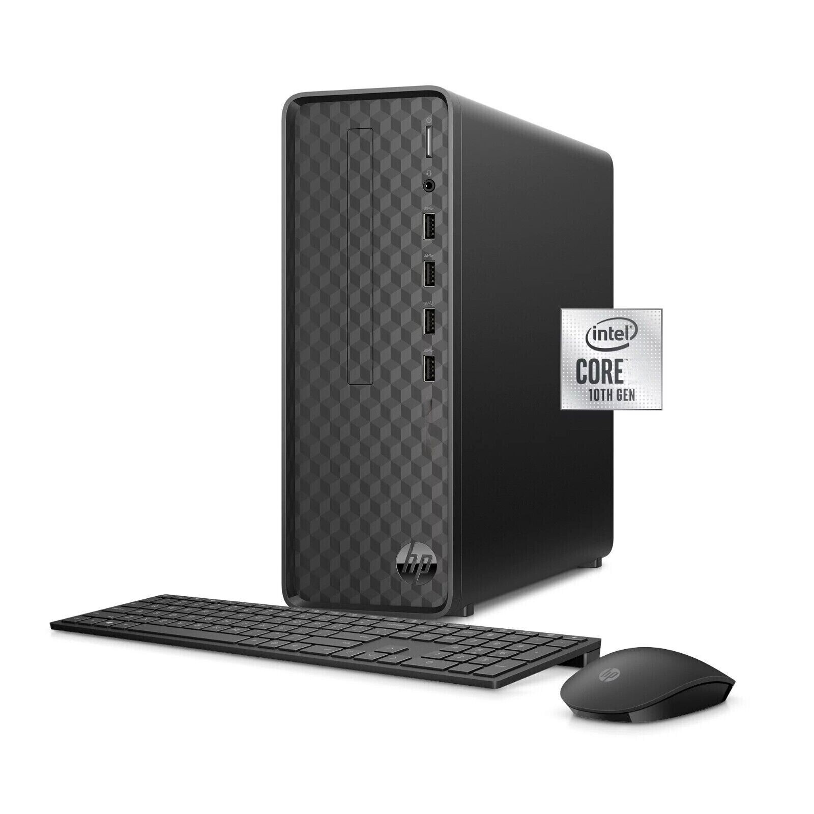 New HP S01 Slim Desktop PC 10th Gen Core i3-10105 3.70GHz