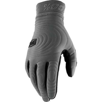 100%-Brisker Xtreme Winter Gloves - Medium, Charcoal,  MX MTB
