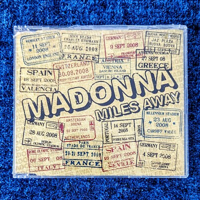 MADONNA MILES AWAY CD SINGLE UK /EU SEALED (READ) Hard Candy 2008