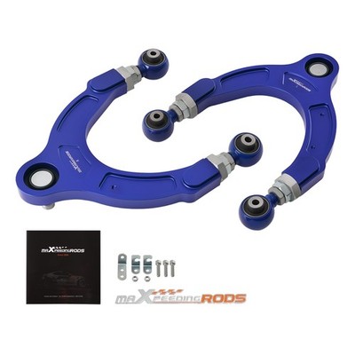 2pcs Adjustable Front Upper Control Arms +/- 3 for Tesla Model 3 / Y 2017-2024