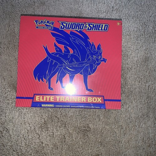 Pokemon Elite Trainer Box Sword and Shield Zacian Factory Sealed
