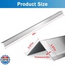 Fengone 6 Pack Stainless Steel Wall Corner Guard Metal Wall Corner Guard Wall Protection 304 Stainless Corner Guard 2 x 2 x 48 inch with 90-Degree Angle