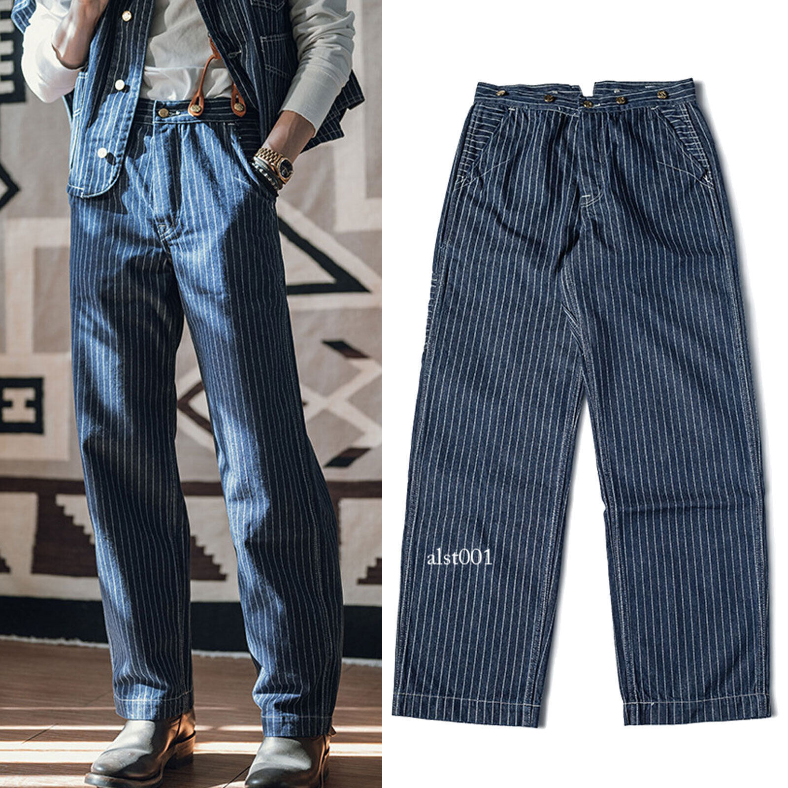 春夏【giab's ARCHIVIO】Beltless Stripe Pants 春夏【giab's ARCHIVIO】Beltless Stripe Pants - メルカリ