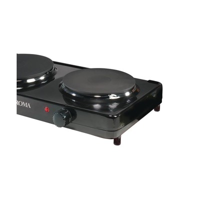 Aroma AHP-312 Double Burner Hot Plate Black na