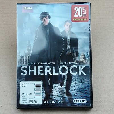 Sherlock Season Two DVD New Sealed BBC Ben Cumberbatch Martin Freeman From Fargo