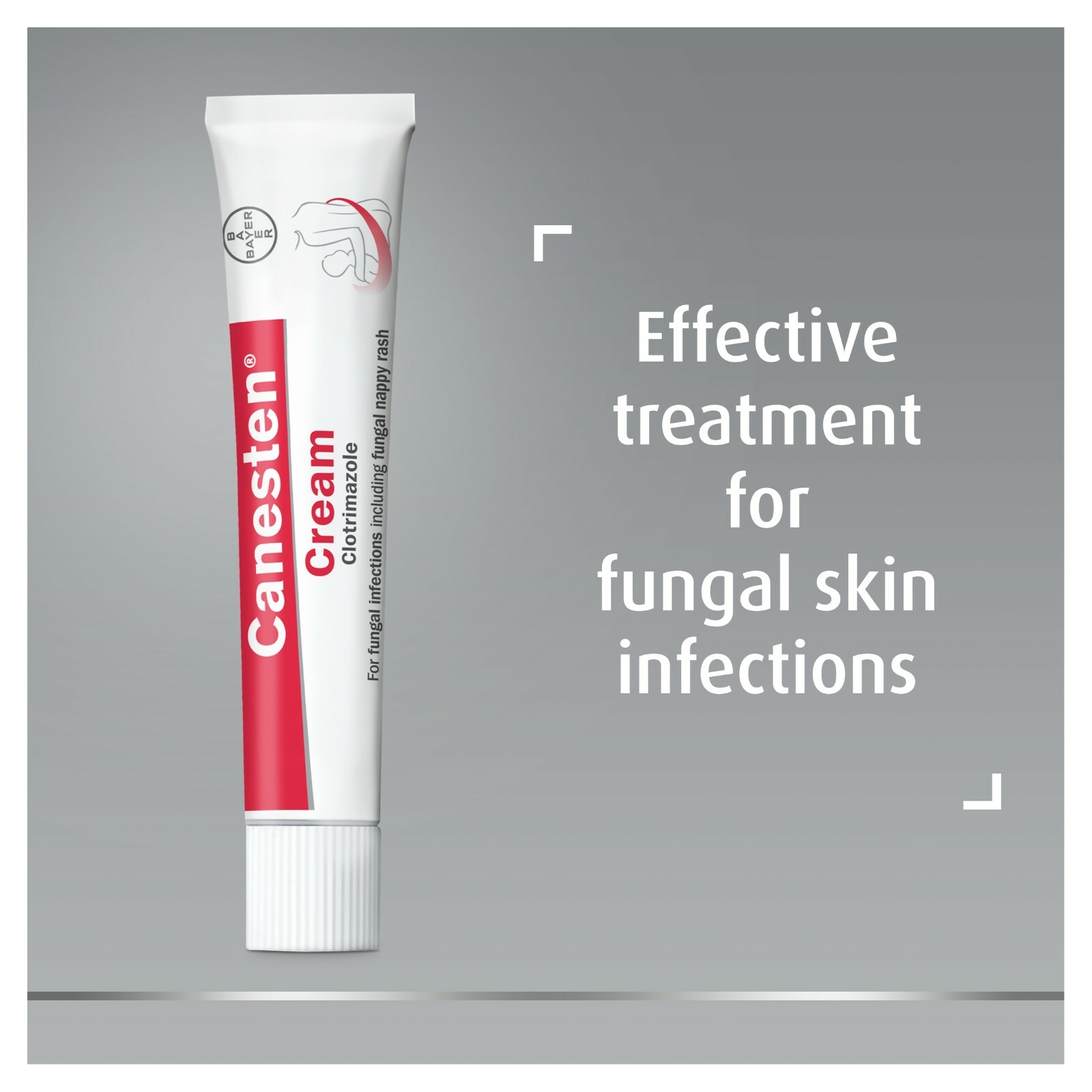 Canesten 1 Antifungal Cream, Athletes Foot, Sweat Rash, Ring Worm, 20g