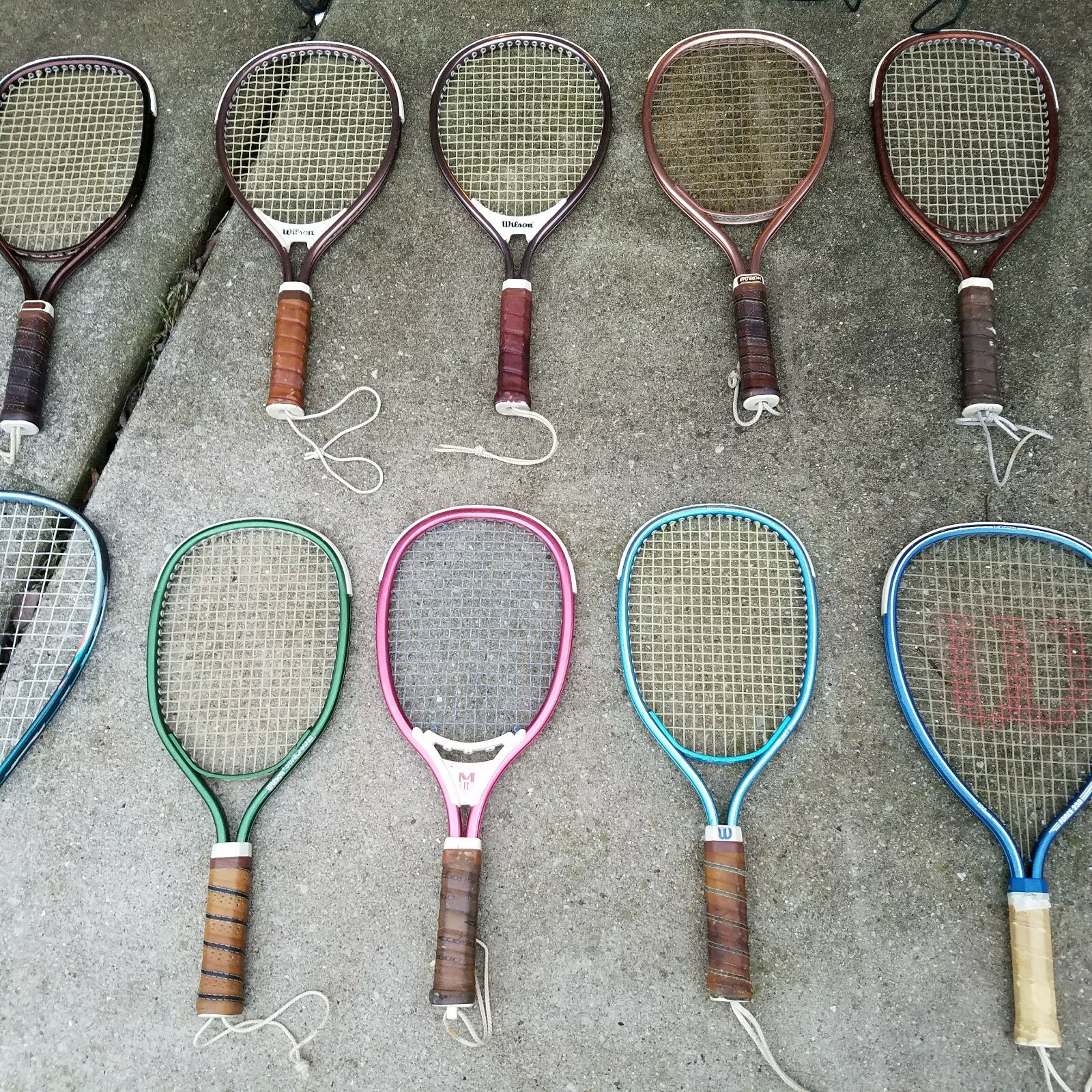 Racquet Ball MASSIVE LOT Racket WILSON RODDY OMEGA RTS OMNI GRAPHITE ARROW Rare